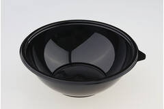 SALADEBOWL 750ml ROND ZWART  360st